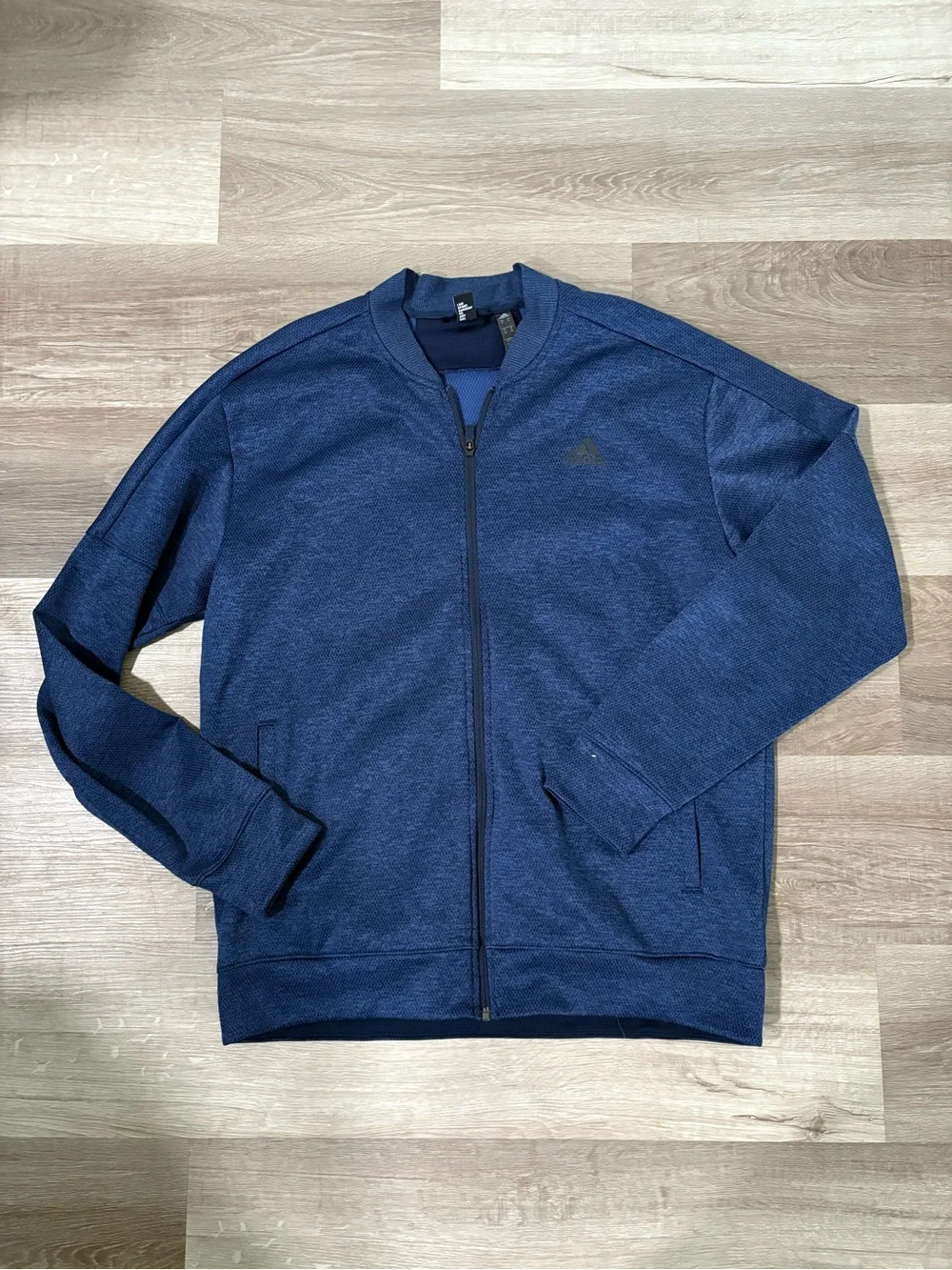 Adidas Navy Full Zip-Up Track Jacket